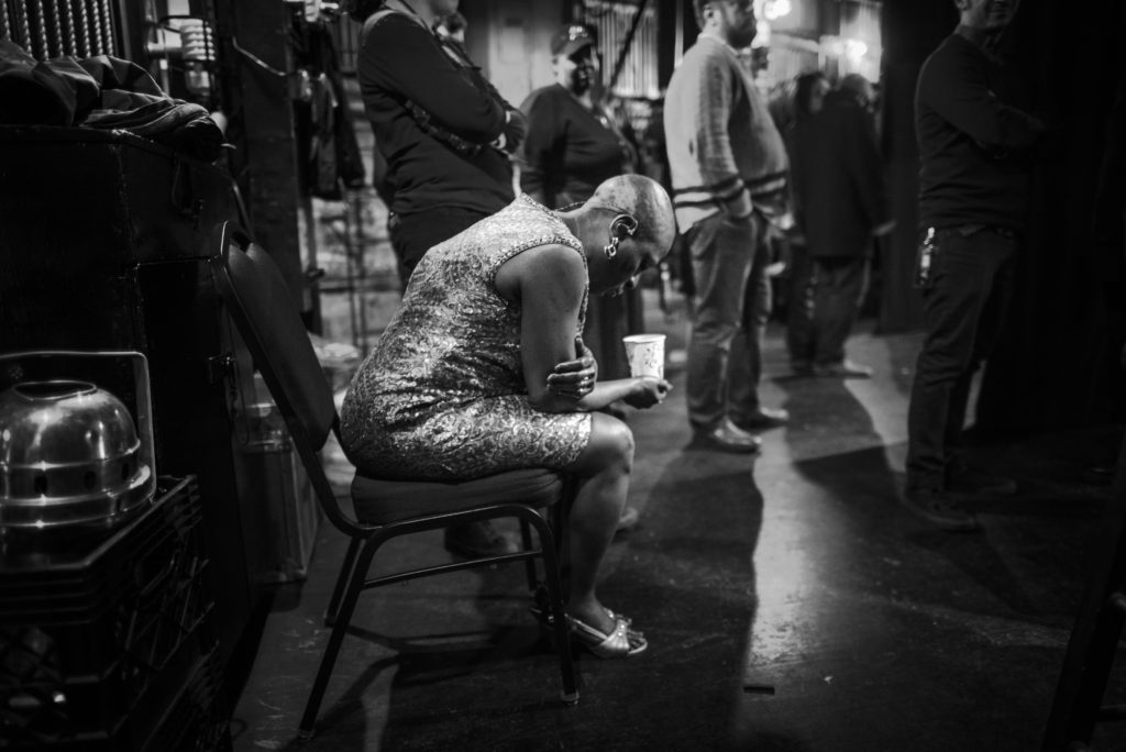 New York, NY - February 2, 2014 - Sharon Jones performs at the Beacon Theater following cancer treatment. CREDIT: Jacob Blickenstaff