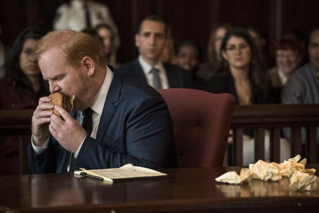 One of the many times Jim has had a tall burger in his life. (Photo Courtesy of TV Land)