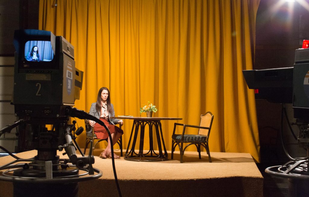 Rebecca Hall in "Christine." (Photo Credit: Joe Anderson)