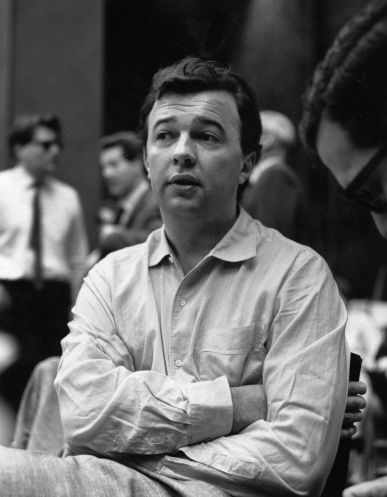 English stage director and director of the Royal Shakespeare Company (1960 - 1973), Peter Hall. (Photo by Evening Standard/Getty Images)