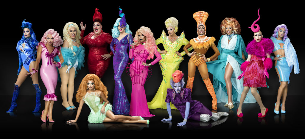 The season 9 cast of "RuPaul's Drag Race." (Photo Credit: VH1)